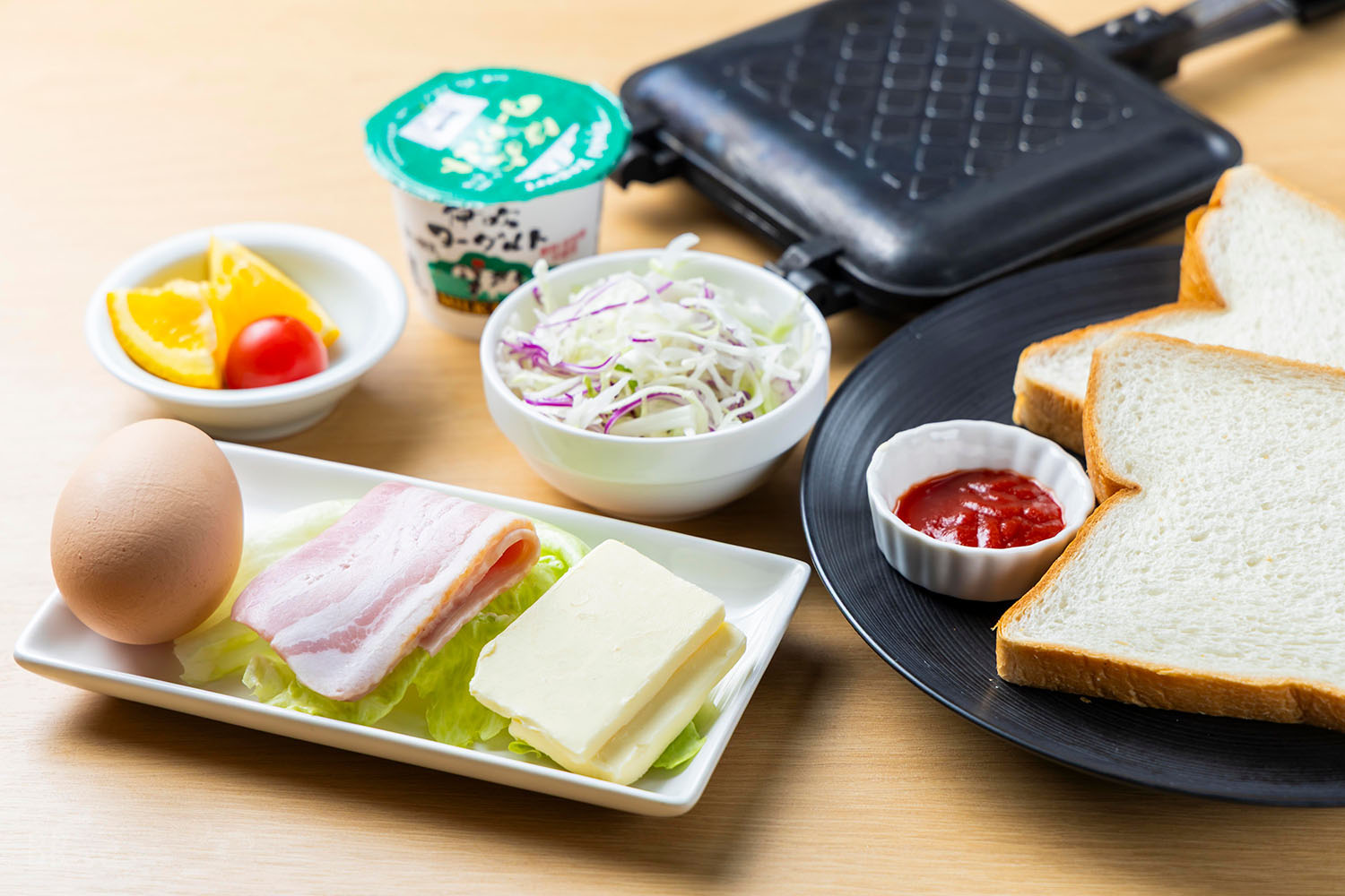 パン朝食